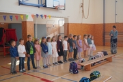 1. školní den - přivítání prvňáčků