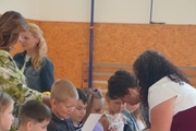 1. školní den - přivítání prvňáčků