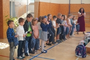 1. školní den - přivítání prvňáčků
